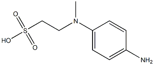 N-methyl-N-4-aminophenyltaurine Struktur