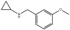 Benzenemethanamine, N-cyclopropyl-3-methoxy- (9CI) Struktur