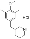 3-(4-METHOXY-3,5-DIMETHYL-BENZYL)-PIPERIDINE HYDROCHLORIDE Struktur