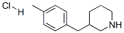 3-(4-METHYLBENZYL)PIPERIDINE HYDROCHLORIDE Struktur