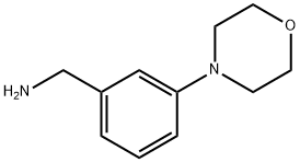 (3-MORPHOLINOPHENYL)METHYLAMINE Struktur