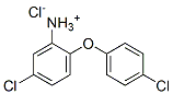 5-chloro-2-(4-chlorophenoxy)anilinium chloride  Struktur