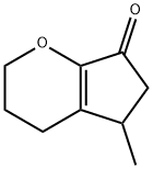 Cyclopenta[b]pyran-7(2H)-one, 3,4,5,6-tetrahydro-5-methyl- (9CI) Struktur