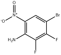 4-BroMo-2,3-difluoro-6-nitroaniline Struktur