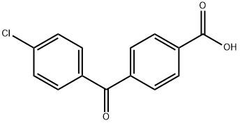 Benzoic acid, 4-(4-chlorobenzoyl)- Struktur