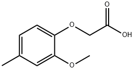 (2-METHOXY-4-METHYL-PHENOXY)-ACETIC ACID Struktur