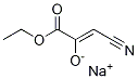 sodiuM (Z)-1-cyano-3-ethoxy-3-oxoprop-1-en-2-olate Struktur