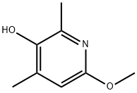 3-Pyridinol, 6-methoxy-2,4-dimethyl- (9CI) Struktur