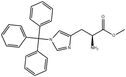 H-HIS(1-TRT)-OME HCL Struktur