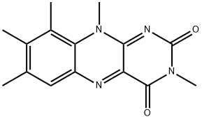 3,7,8,9,10-pentamethylisoalloxazine Struktur