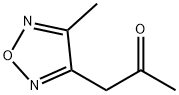 2-Propanone, 1-(4-methyl-1,2,5-oxadiazol-3-yl)- (9CI) Struktur