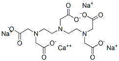 DIETHYLENETRIAMINEPENTAACETIC ACID CALCIUM TRISODIUM SALT Struktur