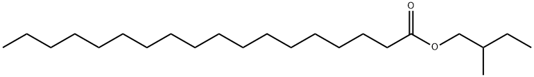 Octadecanoic acid, 2-Methylbutyl ester Struktur