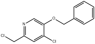 5-(Benzyloxy)-4-chloro-2-(chloromethyl)pyridine Struktur