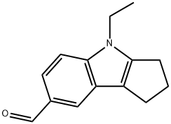 Cyclopent[b]indole-7-carboxaldehyde, 4-ethyl-1,2,3,4-tetrahydro- (9CI) Struktur