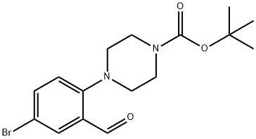 4-(4-Bromo-2-formyl-phenyl)-piperazine-1-carboxylic acid tert-butyl ester price.