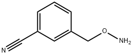 BENZONITRILE, 3-[(AMINOOXY)METHYL]- Struktur