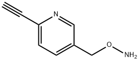 Pyridine, 5-[(aminooxy)methyl]-2-ethynyl- (9CI) Struktur