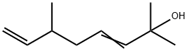 3,7-Octadien-2-ol, 2,6-dimethyl- Struktur