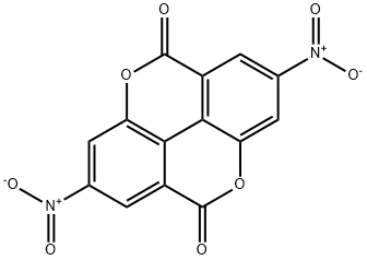 2,7-dinitro-5,10-dioxo-4,9-dioxapyrene Struktur