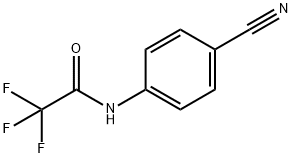 AcetaMide, N-(4-cyanophenyl)-2,2,2-trifluoro- Struktur