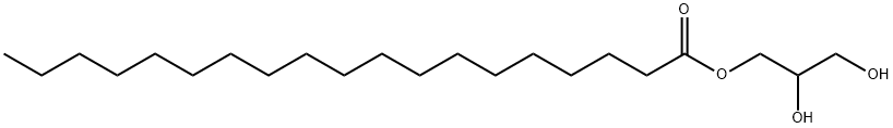 Nonadecanoic acid, 2,3-dihydroxypropyl ester Struktur