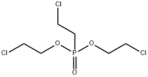 BIS(BETA-CHLOROETHYL)-BETA-CHLOROETHYL PHOSPHONATE Struktur