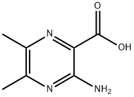 3-AMINO-5,6-DIMETHYL-PYRAZINE-2-CARBOXYLIC ACID Struktur