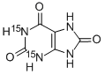 URIC ACID (1,3-15N2) Struktur