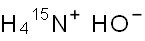 AMMONIUM-15N HYDROXIDE Structure