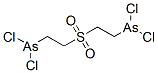 Bis[2-(dichloroarsino)ethyl] sulfone Struktur