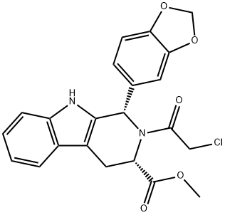 (1S,3S)-1-(1,3-Benzodioxol-5-yl)-2-(2-chloroacetyl)-2,3,4,9-tetrahydro-1H-pyrido[3,4-b]indole-3-carboxylic Acid Methyl Ester