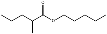 AMYL-2-METHYLVALERATE Struktur