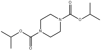 dipropan-2-yl piperazine-1,4-dicarboxylate Struktur