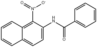 N-(1-nitronaphthalen-2-yl)benzamide Struktur