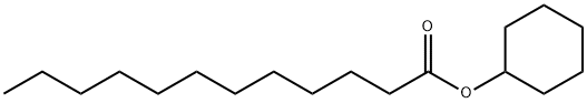 cyclohexyl laurate  Struktur