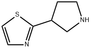 2-PYRROLIDIN-3-YL-THIAZOLE Struktur