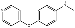 Benzenamine, N-methyl-4-(4-pyridinyloxy)- (9CI) Struktur