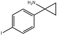 Cyclopropanamine, 1-(4-iodophenyl)- Struktur