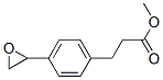 methyl 3-[4-(oxiran-2-yl)phenyl]propanoate Struktur