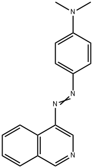 4-[[p-(Dimethylamino)phenyl]azo]isoquinoline Struktur