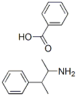 benzoic acid, 3-phenylbutan-2-amine Struktur