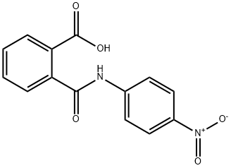 2-[(4-nitrophenyl)carbamoyl]benzoic acid Struktur