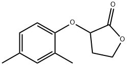 3-(2,4-dimethylphenoxy)oxolan-2-one Struktur