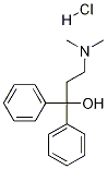 Benzhydrol, alpha-(2-(dimethylamino)ethyl)-, hydrochloride Struktur