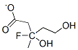 3-fluoromevalonate Struktur