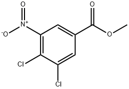 methyl 3,4-dichloro-5-nitrobenzoate Struktur