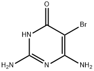 5-BROMO-2,4-DIAMINO-6-HYDROXYPYRIMIDINE Struktur