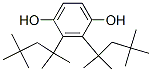 bis(1,1,3,3-tetramethylbutyl)hydroquinone Struktur