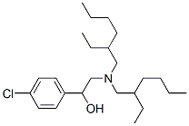 2-(bis(2-ethylhexyl)amino)-1-(4-chlorophenyl)ethanol Struktur